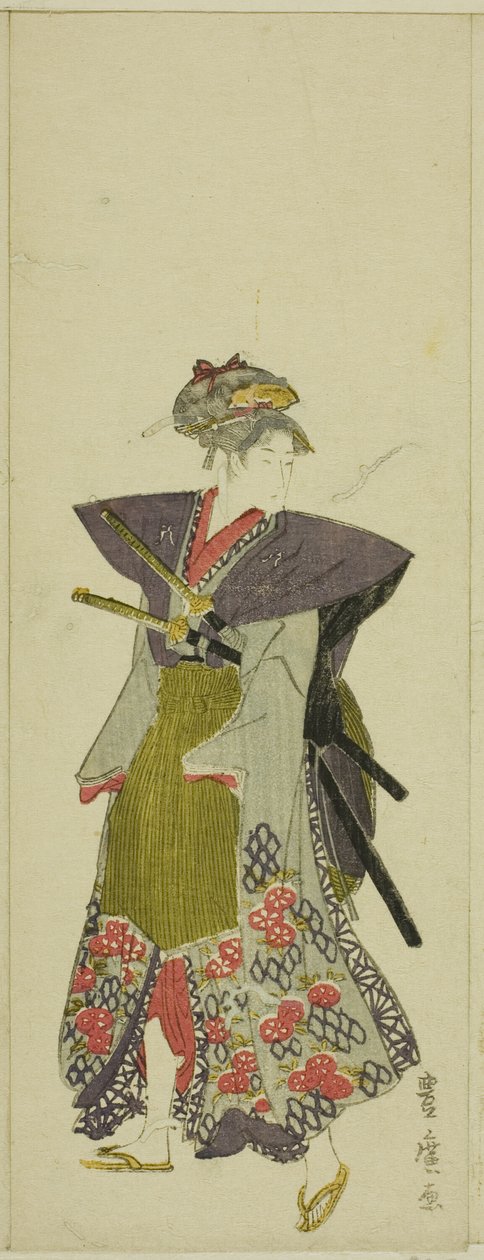 Parodia daimyokulkueesta tekijältä Utagawa Toyohiro