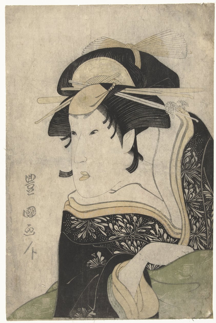 Segawa Kikunojo III:n muotokuva tekijältä Utagawa Toyokuni (I)
