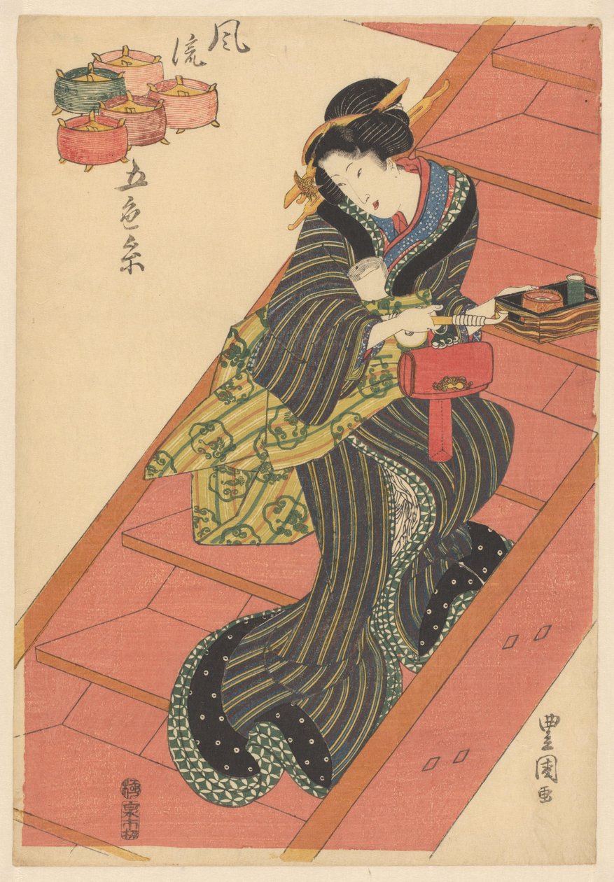 Kurtisaani tekijältä Utagawa Toyokuni (I)