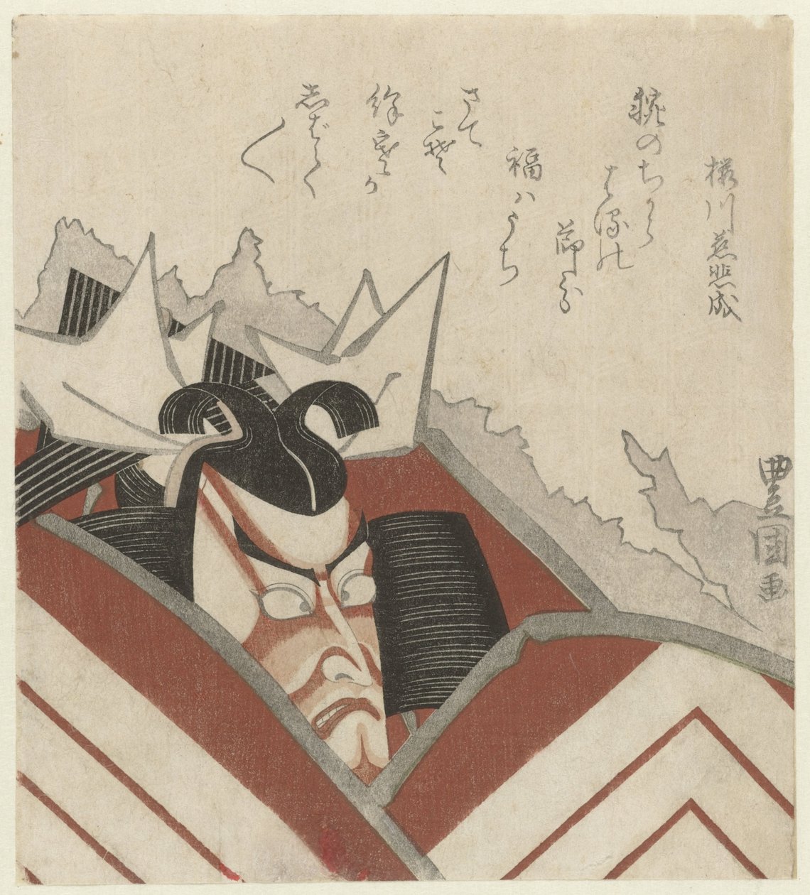 Ichikawa Danjûrô VII Shibarakussa tekijältä Utagawa Toyokuni (I)