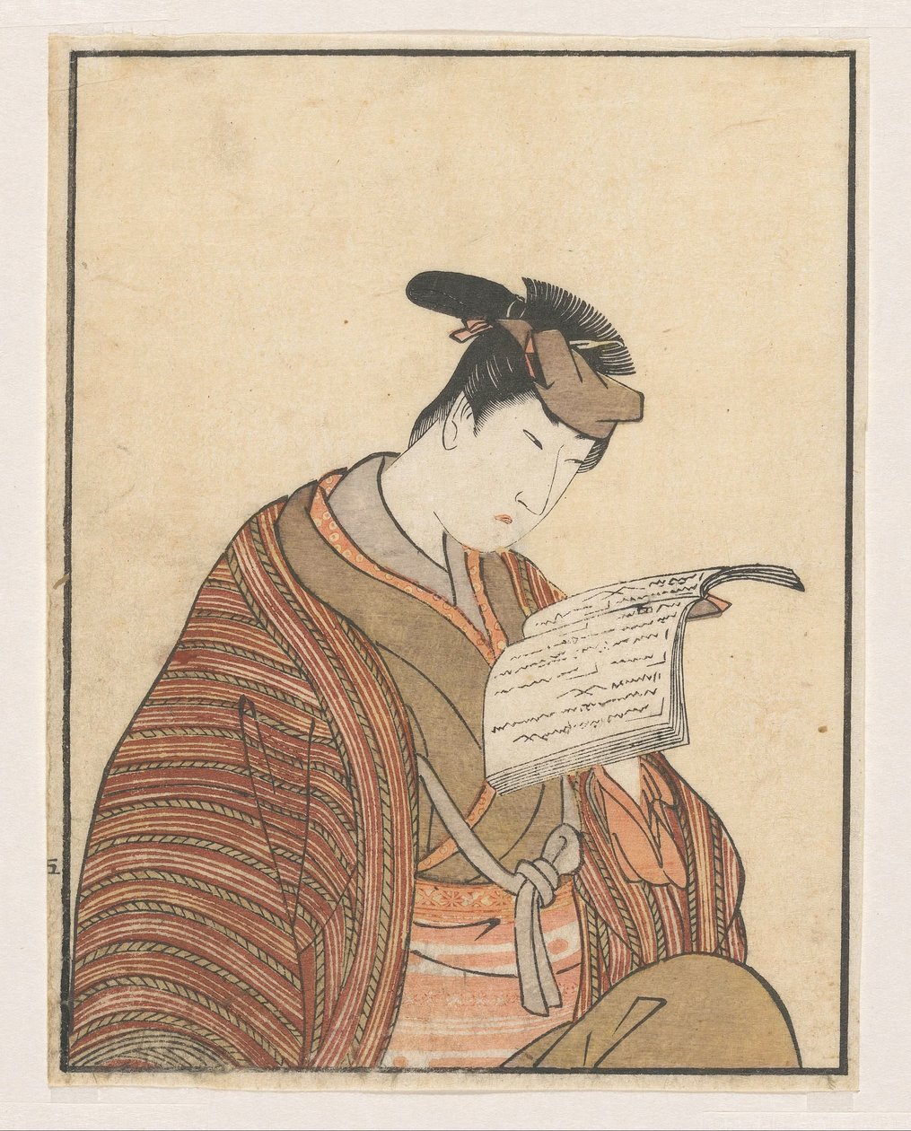 Lukeva näyttelijä tekijältä Utagawa Toyokuni (I)
