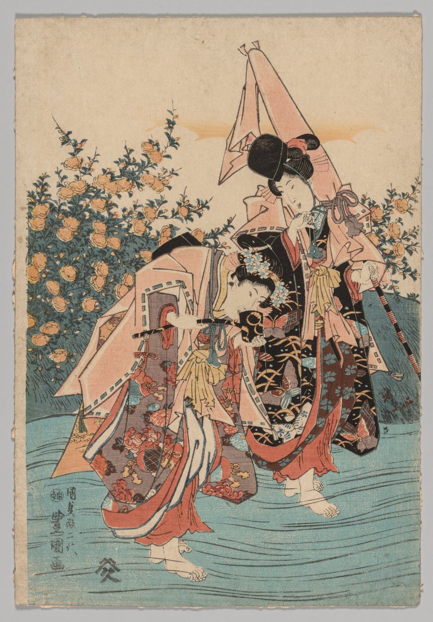 Näyttelijät tekijältä Utagawa Toyokuni