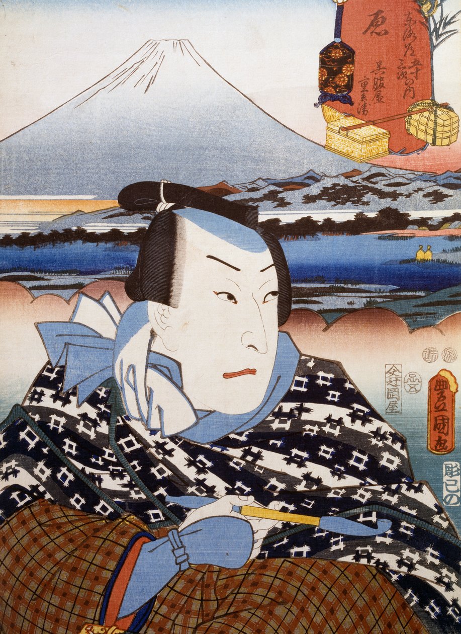 Muotokuva Kabuki-teatterista (1769-1825) t. tekijältä Utagawa Toyokuni