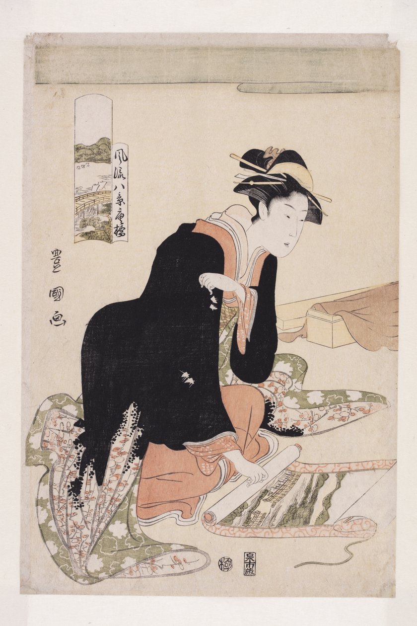 Palautusveneet (värillinen puupainatus) tekijältä Utagawa Toyokuni
