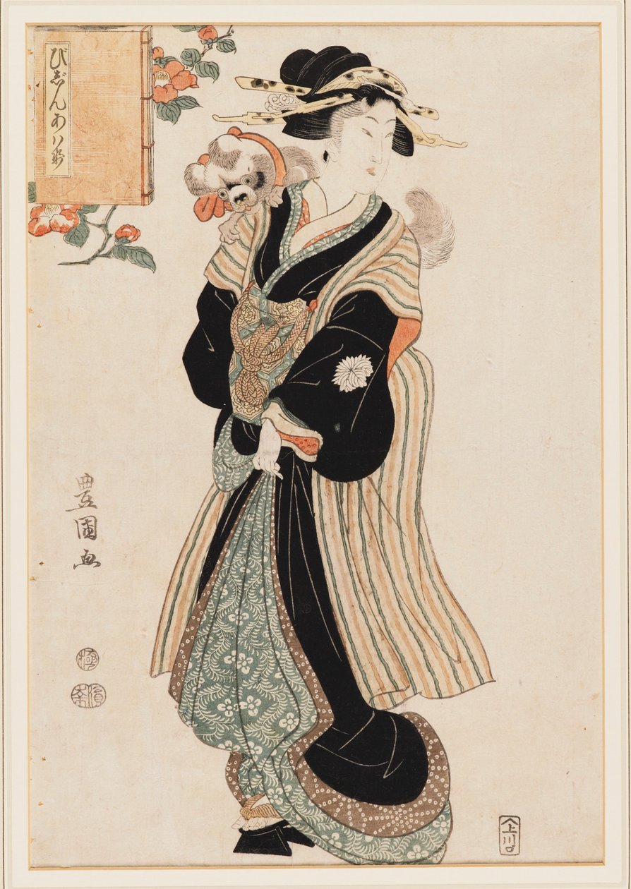 Printti, c1810 tekijältä Utagawa Toyokuni I