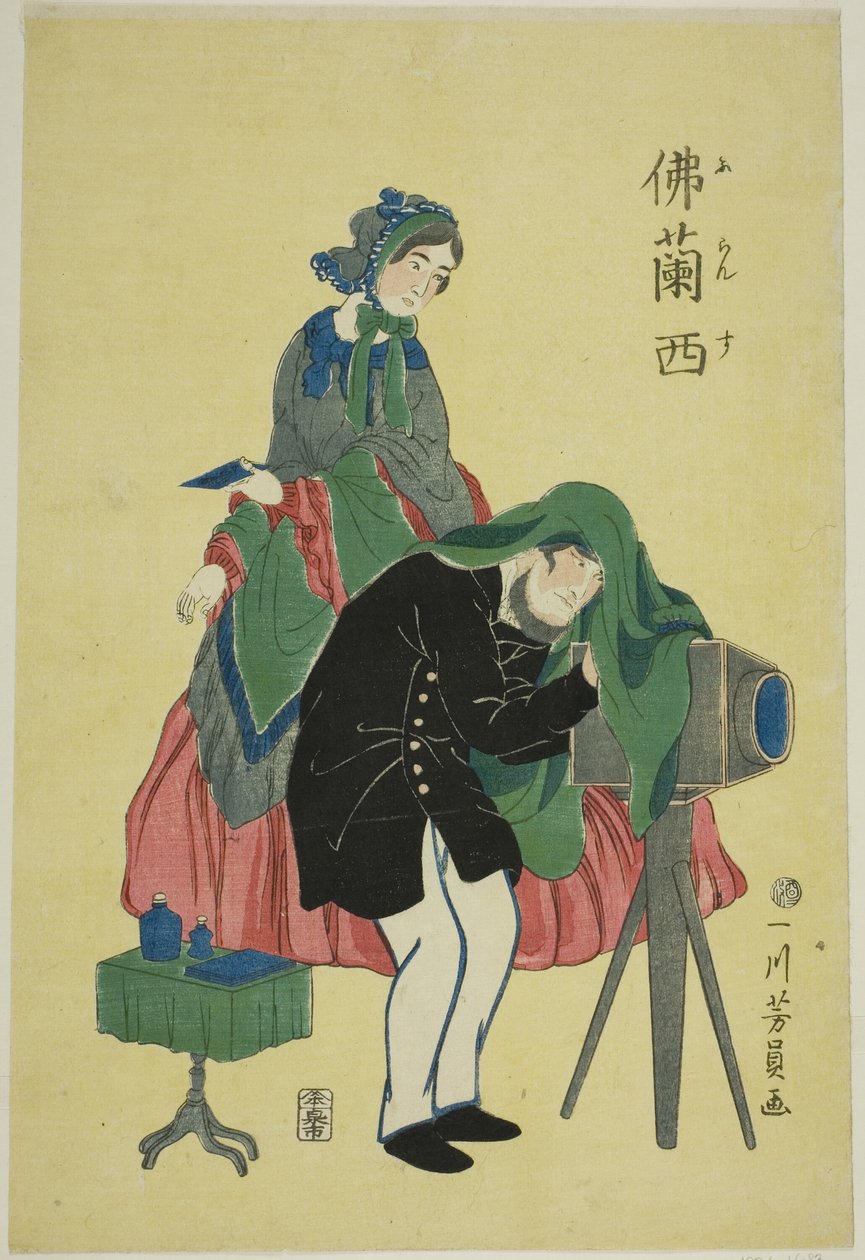ranskalainen valokuvaaja tekijältä Utagawa Yoshikazu
