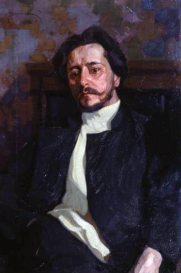 Leonid Andrejevin (1871-1919) muotokuva 1903 tekijältä V.I. Rossinsky