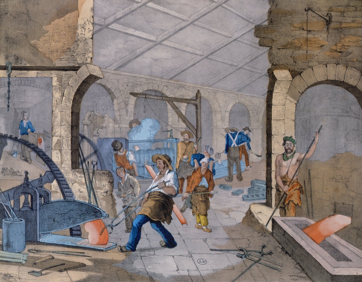Ruukki, noin 1860 tekijältä V. Janson