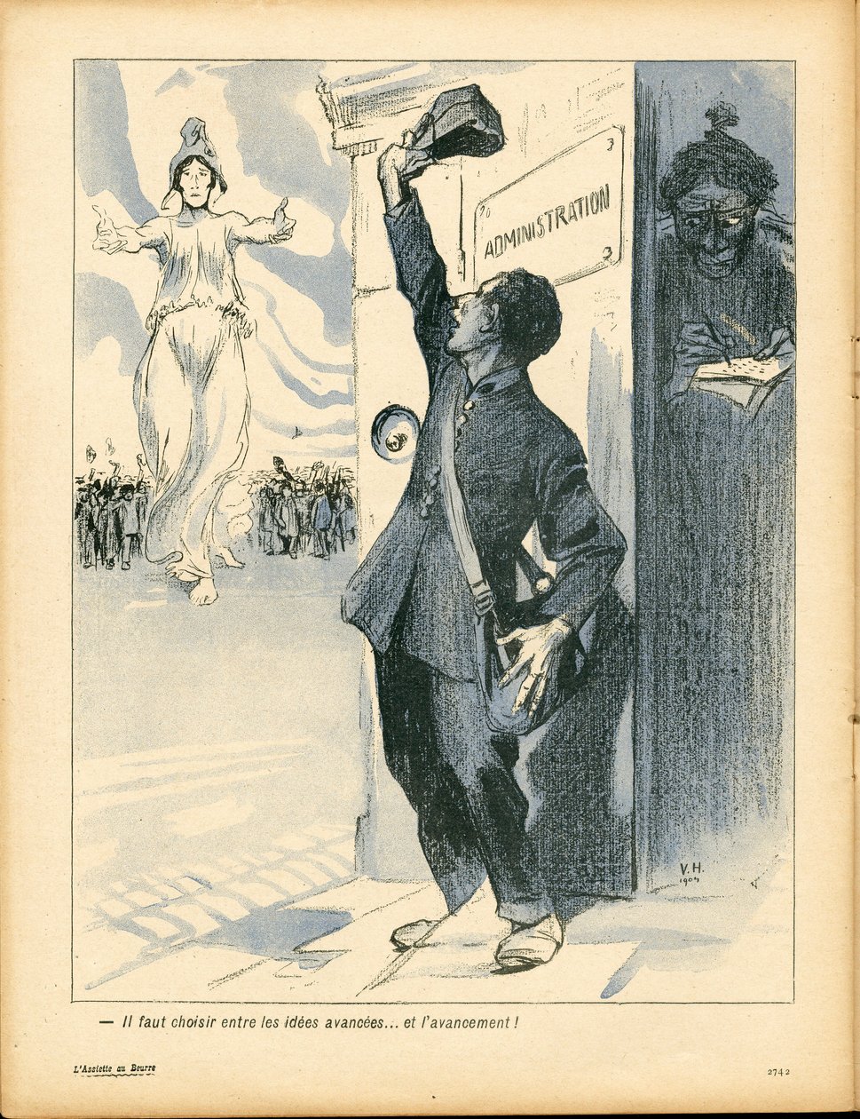 The Butter Plate, numero 164, Satiirinen väreissä tekijältä Vaclav Hradecky
