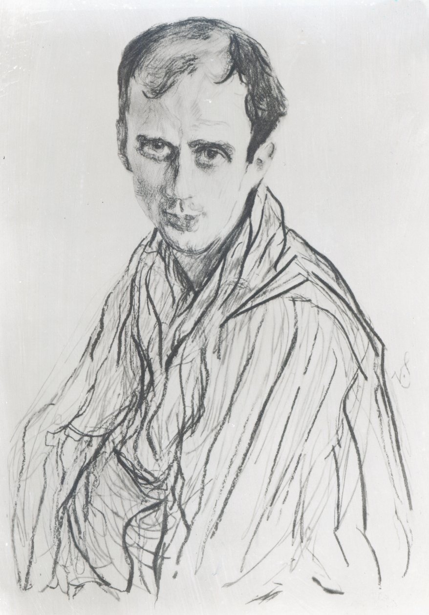 Michel Fokine, 1909 (sangviini paperilla) tekijältä Valentin Aleksandrovich Serov