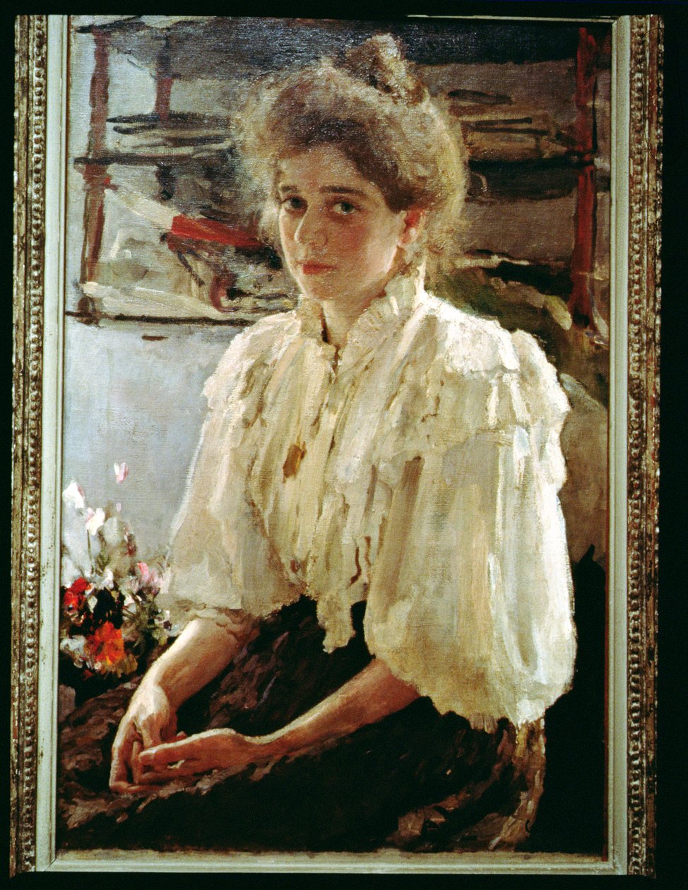 Madame Lwoffin muotokuva, 1895 tekijältä Valentin Aleksandrovich Serov
