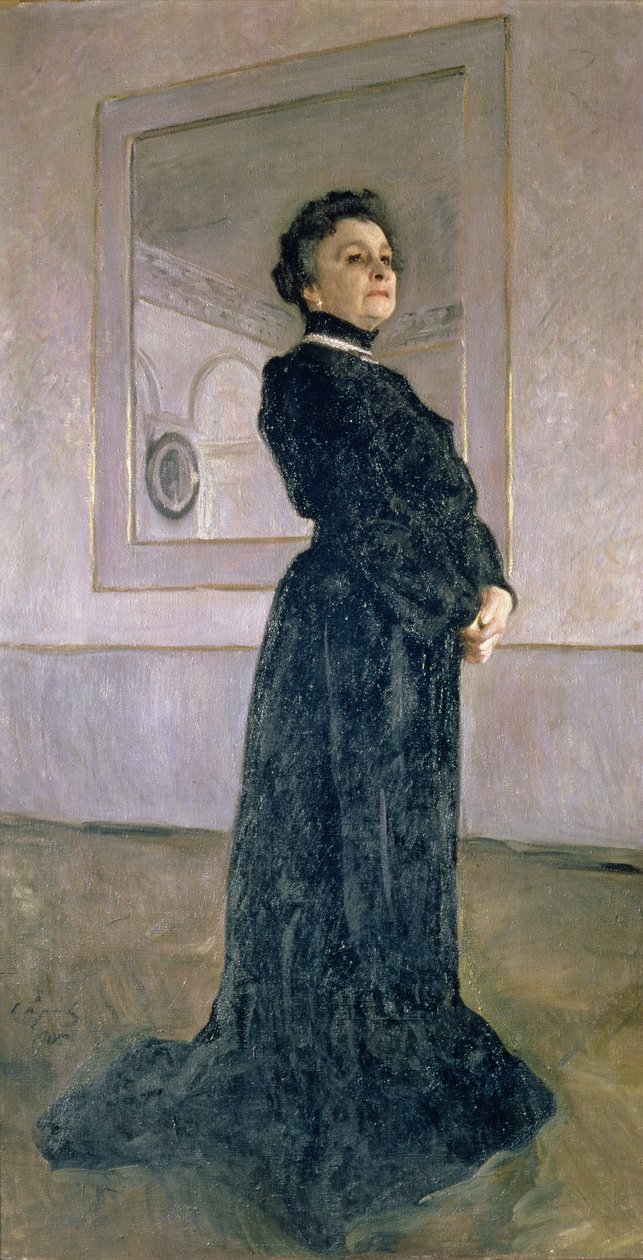 Maria Nikolajevna Jermolovan (1853-1928) muotokuva 1905 tekijältä Valentin Aleksandrovich Serov