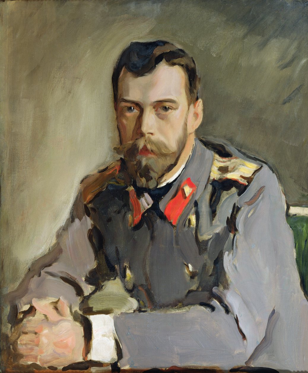 Nikolai II:n muotokuva, 1900 tekijältä Valentin Aleksandrovich Serov