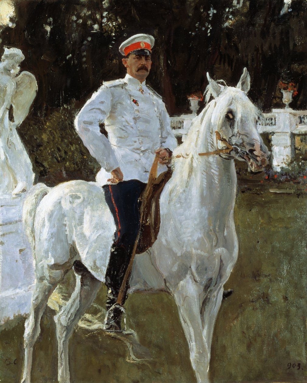 Prinssi Felix Jussupovin (1887-1967) muotokuva 1903 tekijältä Valentin Aleksandrovich Serov
