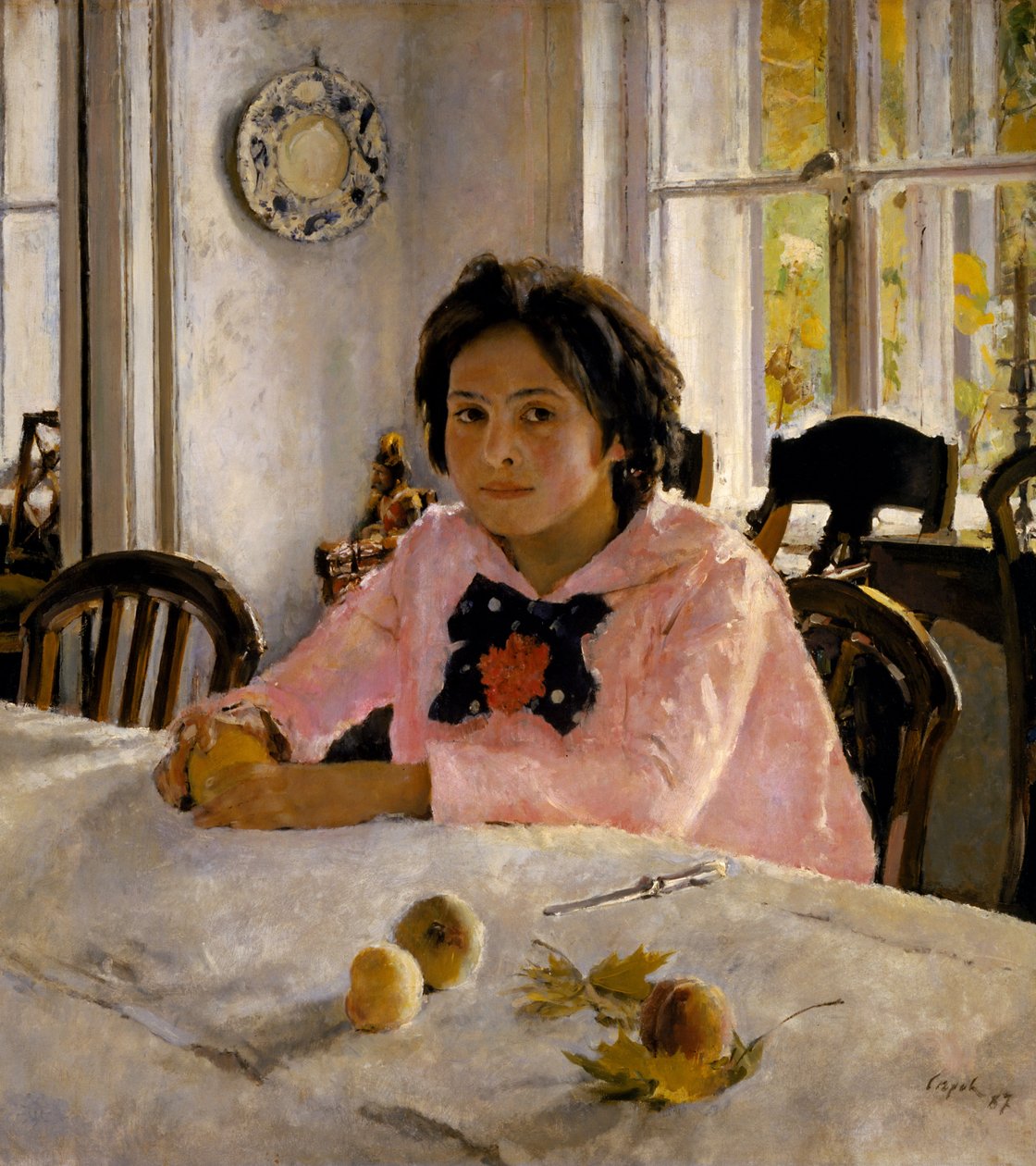 Девочка с персиками tekijältä Valentin Aleksandrovich Serov