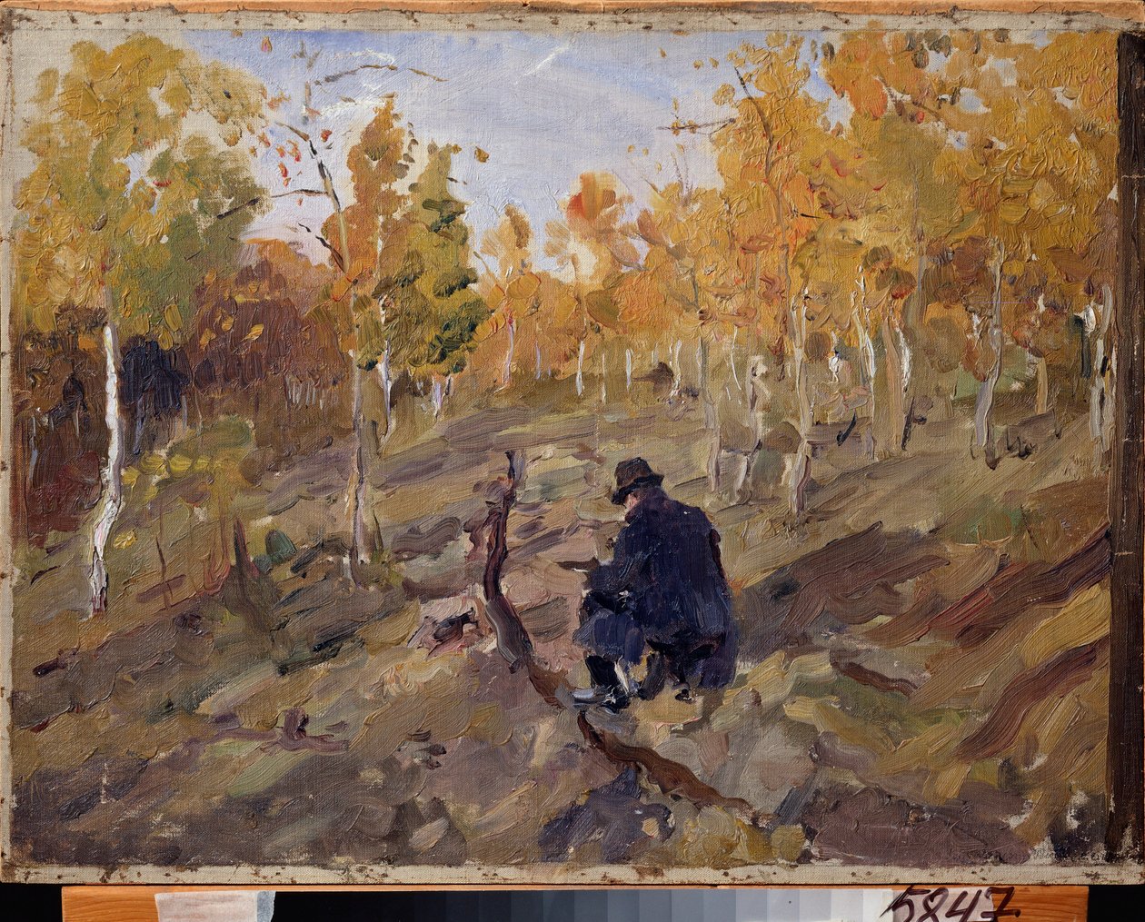 Constantin Korovin (Konstantin Korovin) (1861-1939) työssä. Valentin Aleksandrovich Serovin (1865-1911) maalaus öljy kankaalle tekijältä Valentin Aleksandrovich Serov