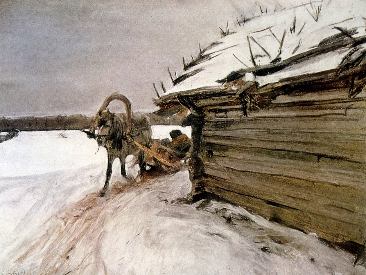 Talvella 1898, kirjoittanut Valentin Serov tekijältä Valentin Aleksandrovich Serov