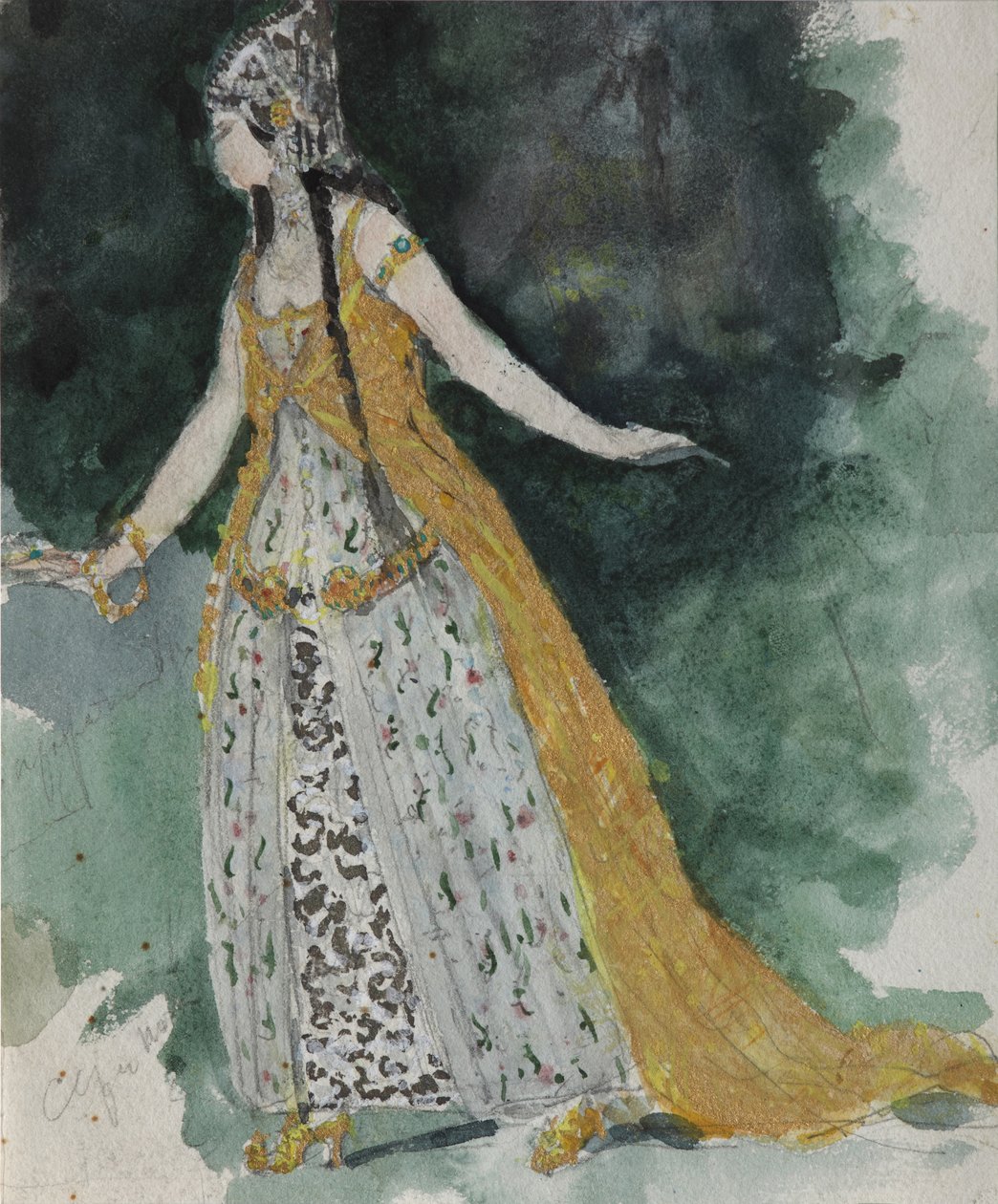 Ljudmila. Pukusuunnittelu M. Glinkan oopperaan Ruslan ja Ljudmila tekijältä Valentin Aleksandrovich Serov