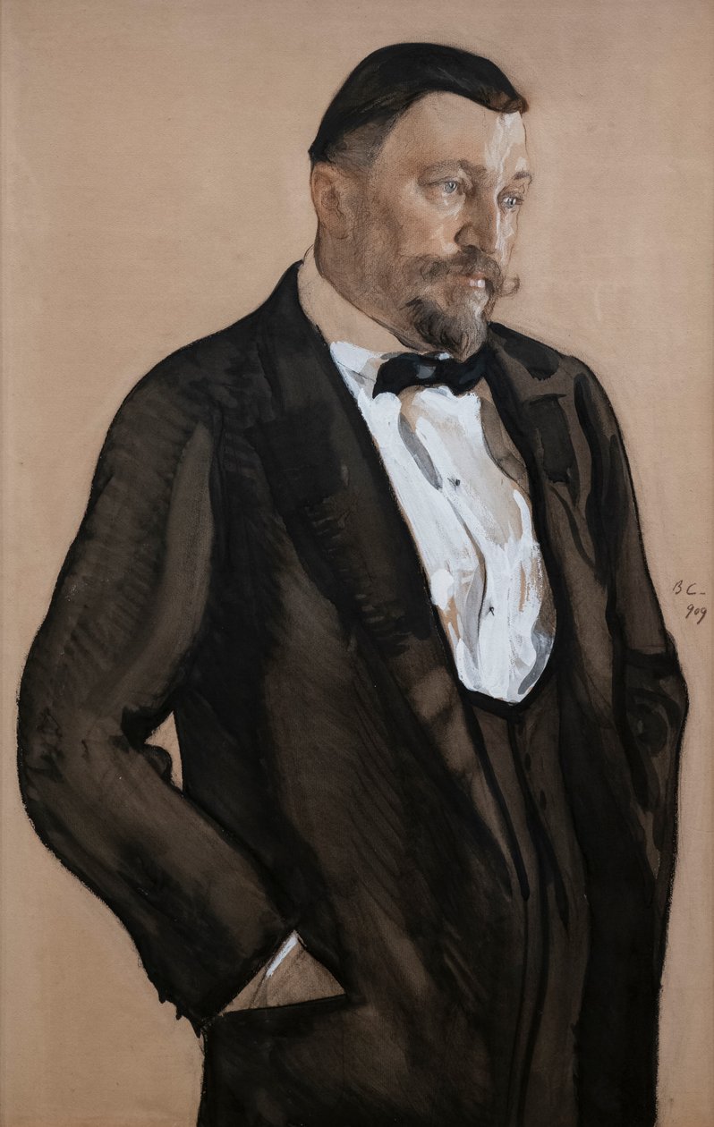 Aleksei Vikulovitš Morozovin muotokuva tekijältä Valentin Aleksandrovich Serov