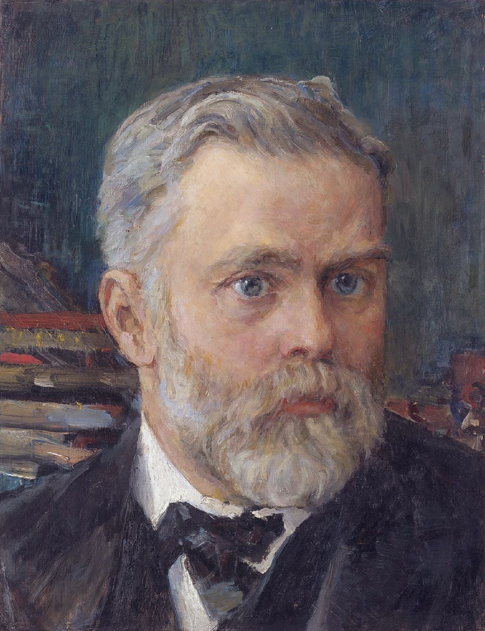 Emanuel Nobelin muotokuva 1859-1932, n. 1909 tekijältä Valentin Aleksandrovich Serov