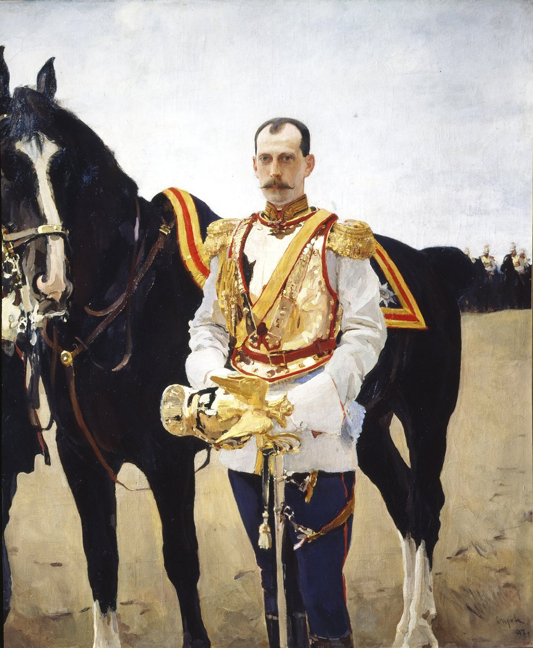 Venäjän suurherttua Paul Aleksandrovitšin muotokuva 1860-1919, 1897 tekijältä Valentin Aleksandrovich Serov