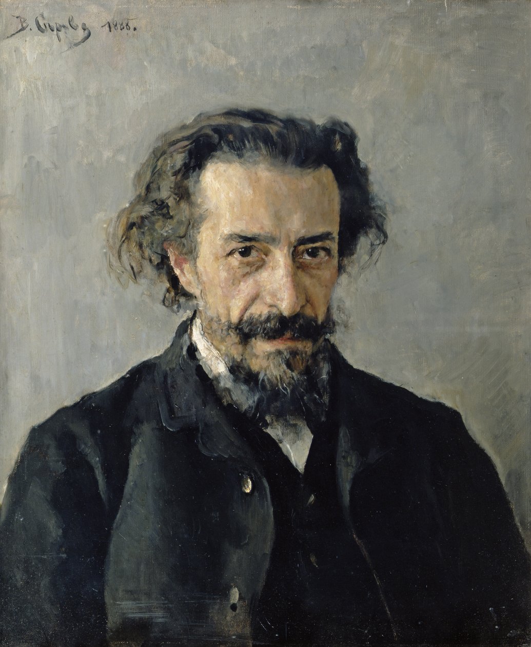 Pavel Blarambergin (1841-1908) muotokuva 1888 tekijältä Valentin Aleksandrovich Serov
