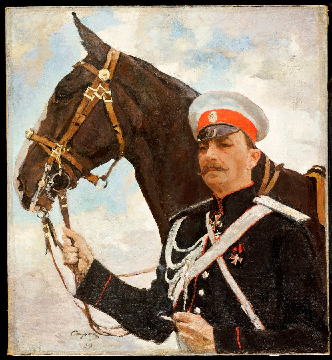 Prinssi Felix Felixovich Iussopovin muotokuva, kreivi Sumarokov-El"ston, tekijältä Valentin Aleksandrovich Serov