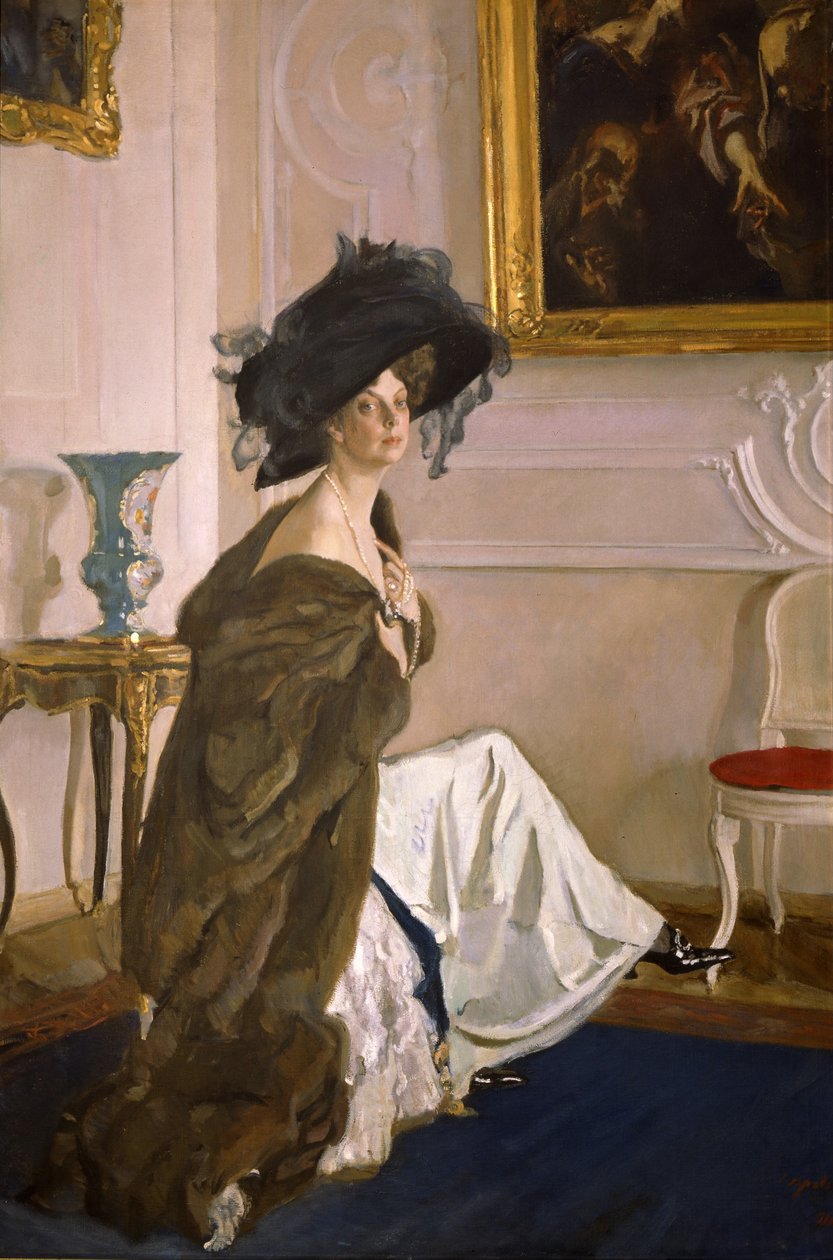 Prinsessa Olga Orlovan muotokuva, 1911 tekijältä Valentin Aleksandrovich Serov
