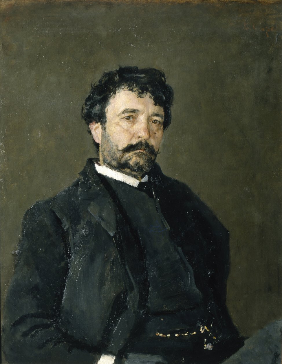 Oopperalaulaja Angelo Masinin muotokuva 1844-1926, 1890 tekijältä Valentin Aleksandrovich Serov