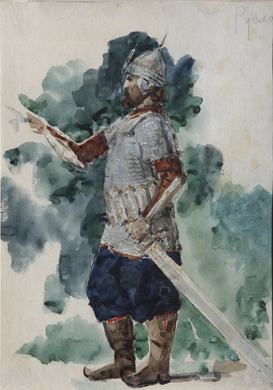 Ruslan. Pukusuunnittelu M. Glinkan oopperaan Ruslan ja Ljudmila tekijältä Valentin Aleksandrovich Serov