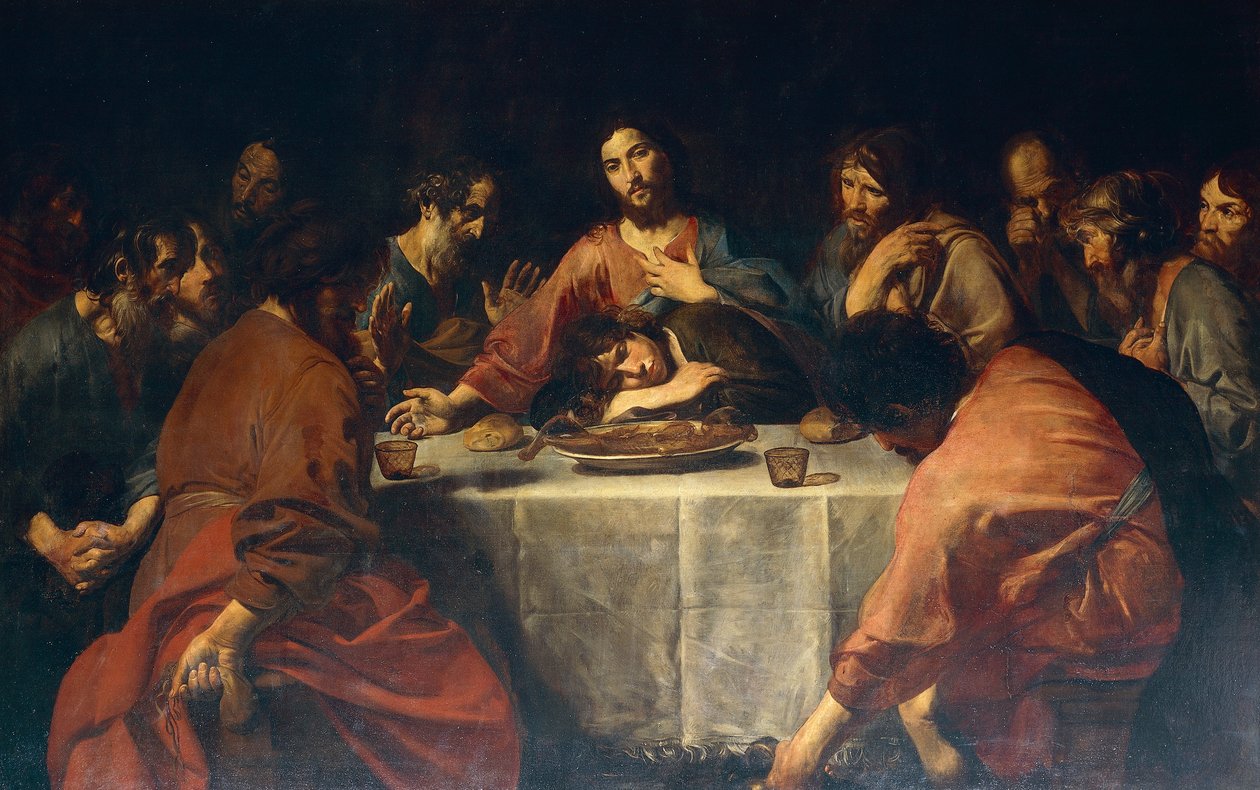Viimeinen ehtoollinen tekijältä Valentin de Boulogne