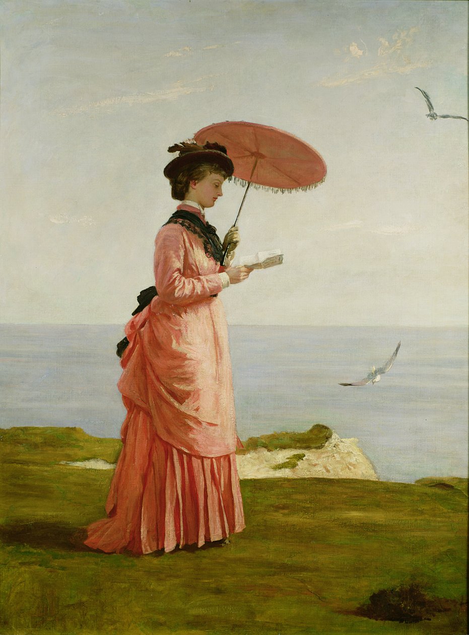 Lady Tennyson Afton Downsissa, Freshwater Bayssä, Isle of Wightissa tekijältä Valentine Cameron Prinsep