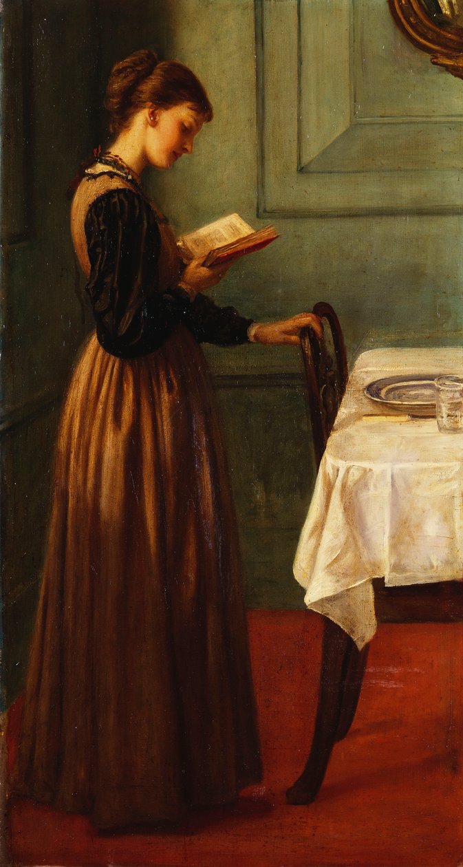 Tutkimus tytöstä, joka lukee tekijältä Valentine Cameron Prinsep