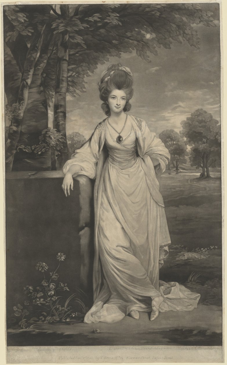 Lady Elizabeth Compton, 1781. tekijältä Valentine Green