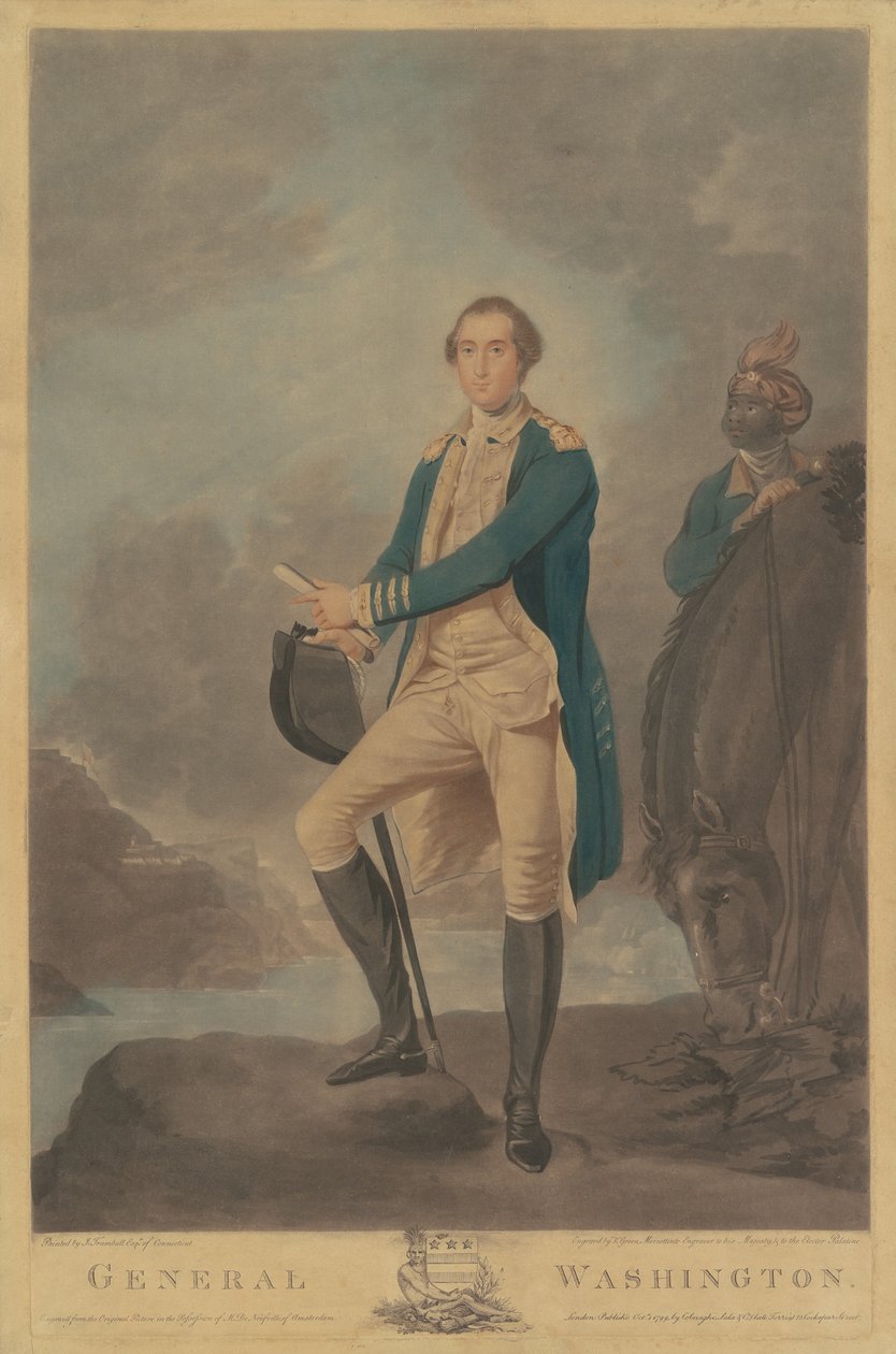 Kenraali Washington tekijältä Valentine Green after John Trumbull