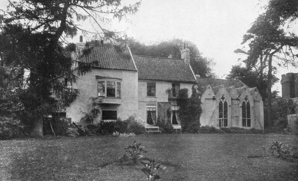 Alfred Lord Tennysonin syntymäpaikka, Somersby, Lincolnshire, 1924-1926. tekijältä Valentine and Sons Ltd