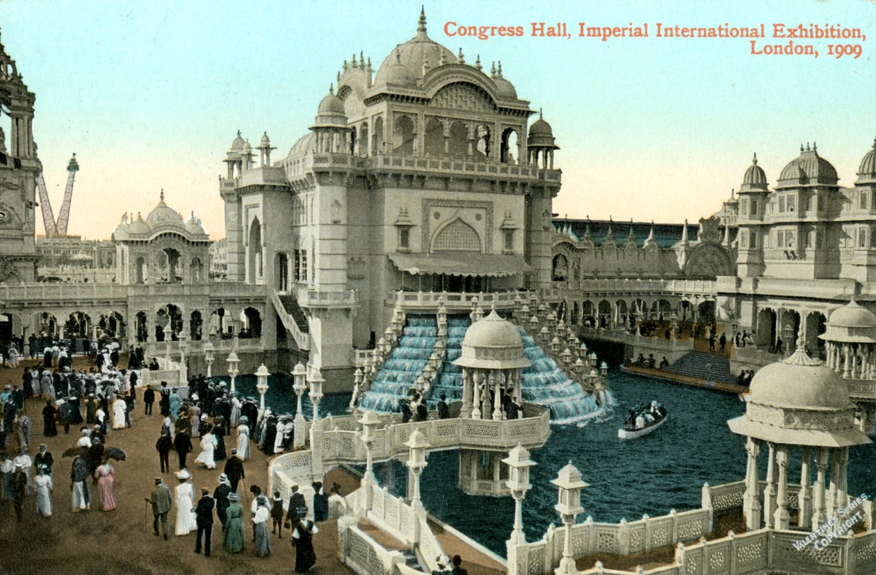 Congress Hall, Imperial International Exhibition, Lontoo, 1909. tekijältä Valentine and Sons Ltd