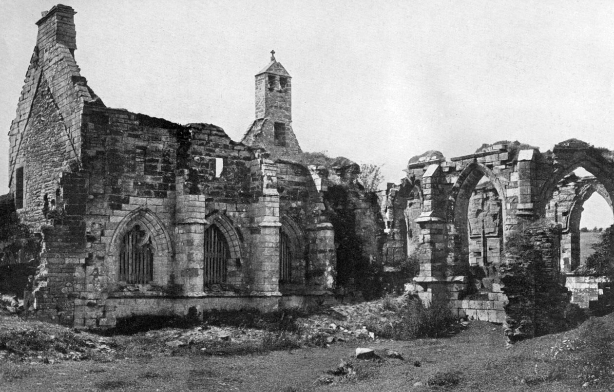 Crossraguel Abbey, Maybole, South Ayrshire, Skotlanti, 1924-1926 tekijältä Valentine and Sons Ltd