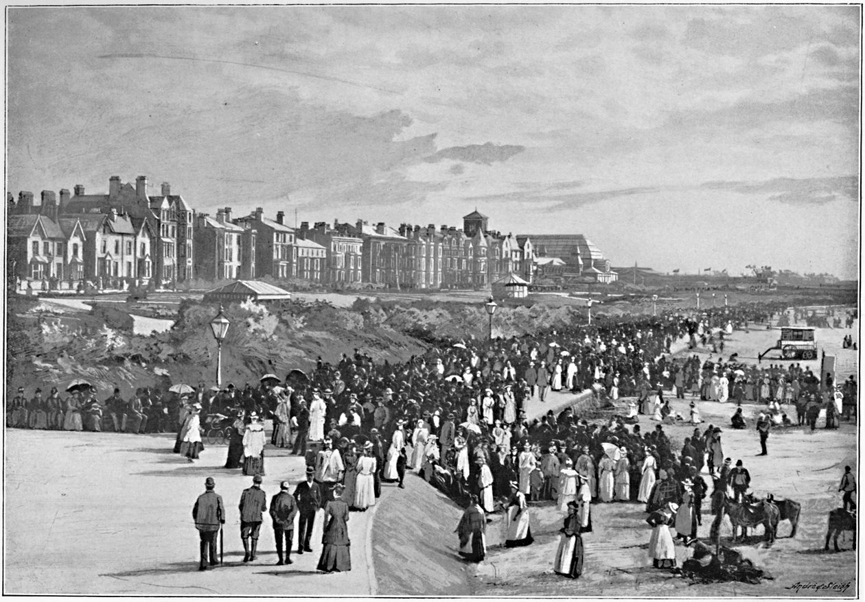 Marine Park, Southport, 1896 tekijältä Valentine and Sons Ltd