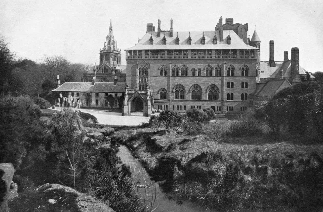 Mount Stuart House, Bute, Skotlanti, 1924-1926 tekijältä Valentine and Sons Ltd