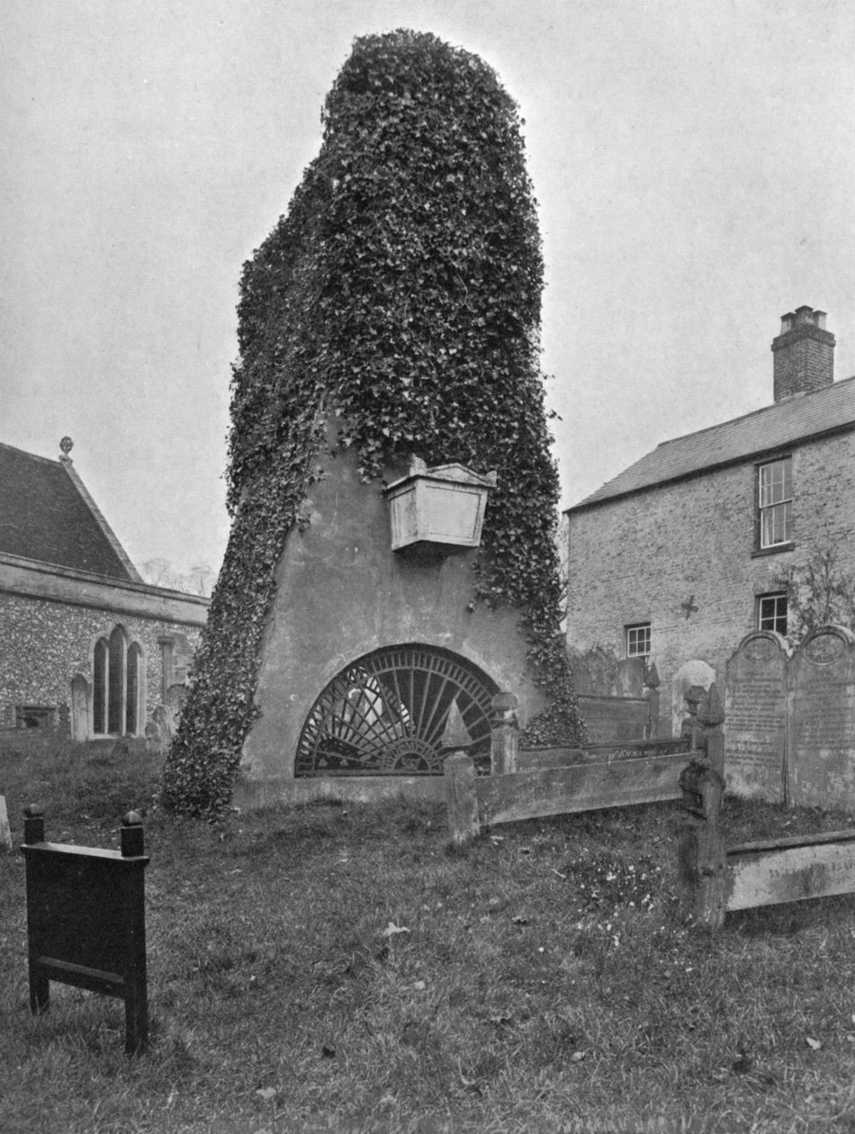 Hauta maan päällä, Pinner Churchyard, Lontoo, 1924-1926 tekijältä Valentine and Sons Ltd