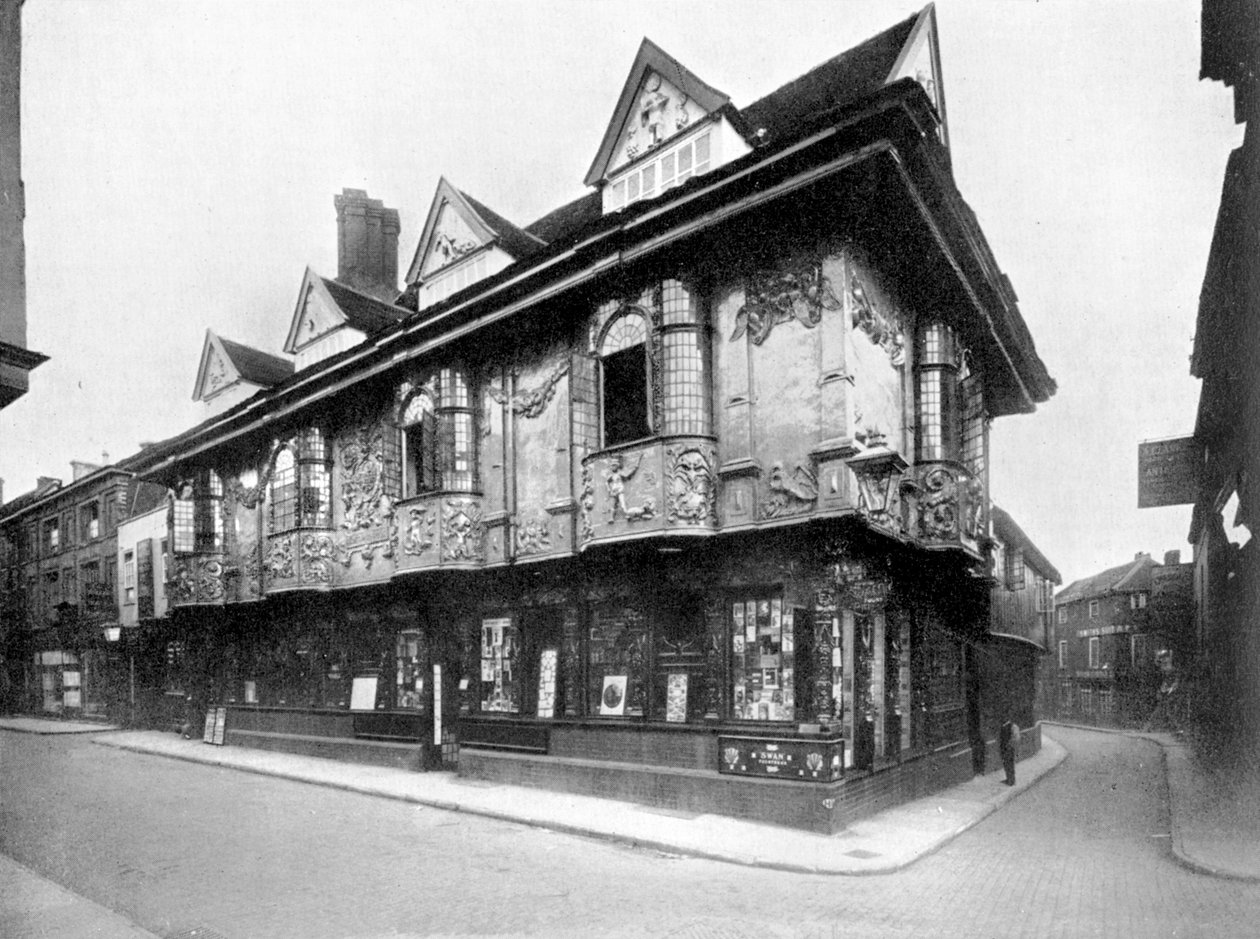 Muinainen talo, Ipswich, Suffolk, Englanti, 1924-1926. tekijältä Valentine and Sons Ltd
