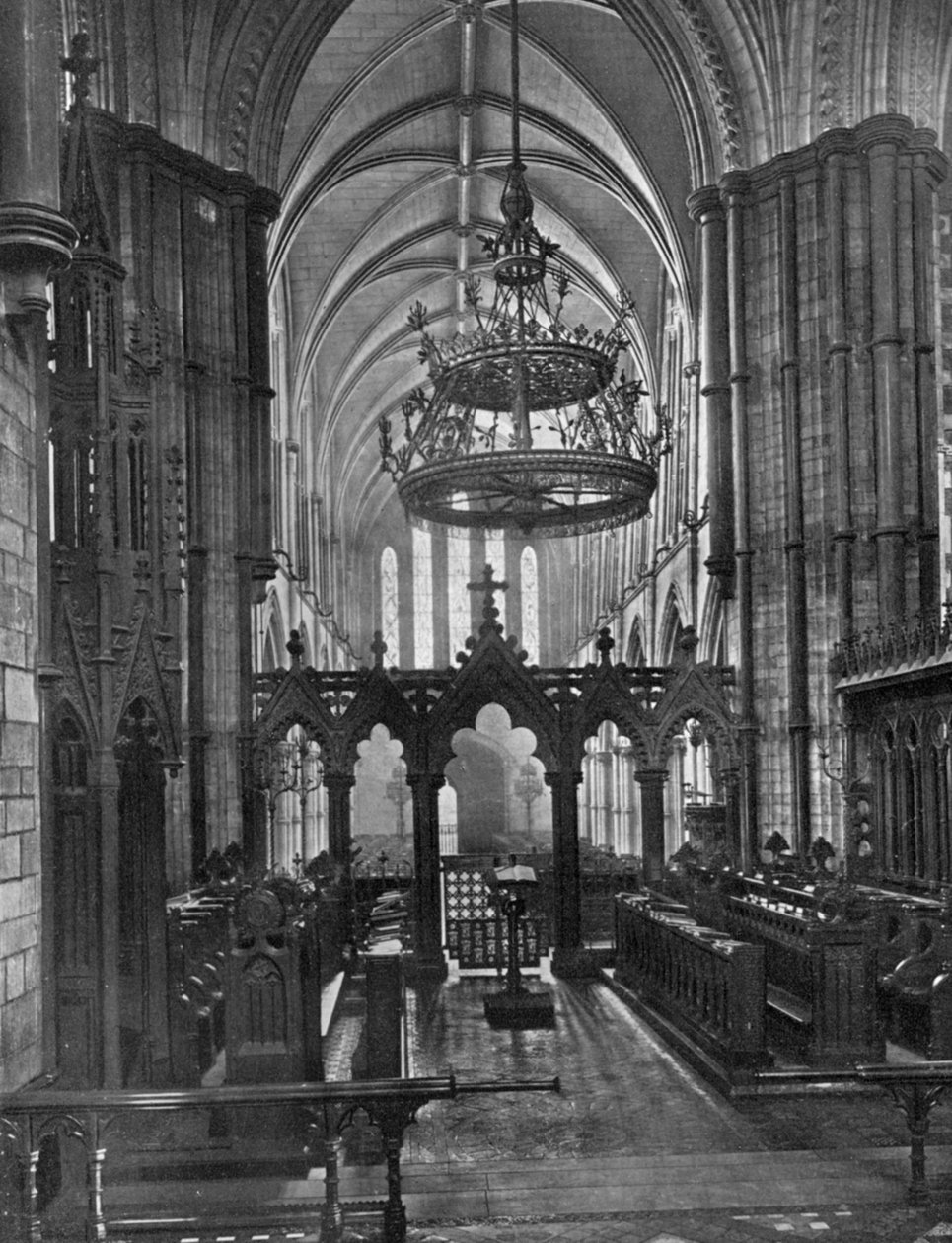 Christ Churchin katedraalin sisustus, Dublin, Irlanti, 1924-1926. tekijältä Valentine and Sons Ltd