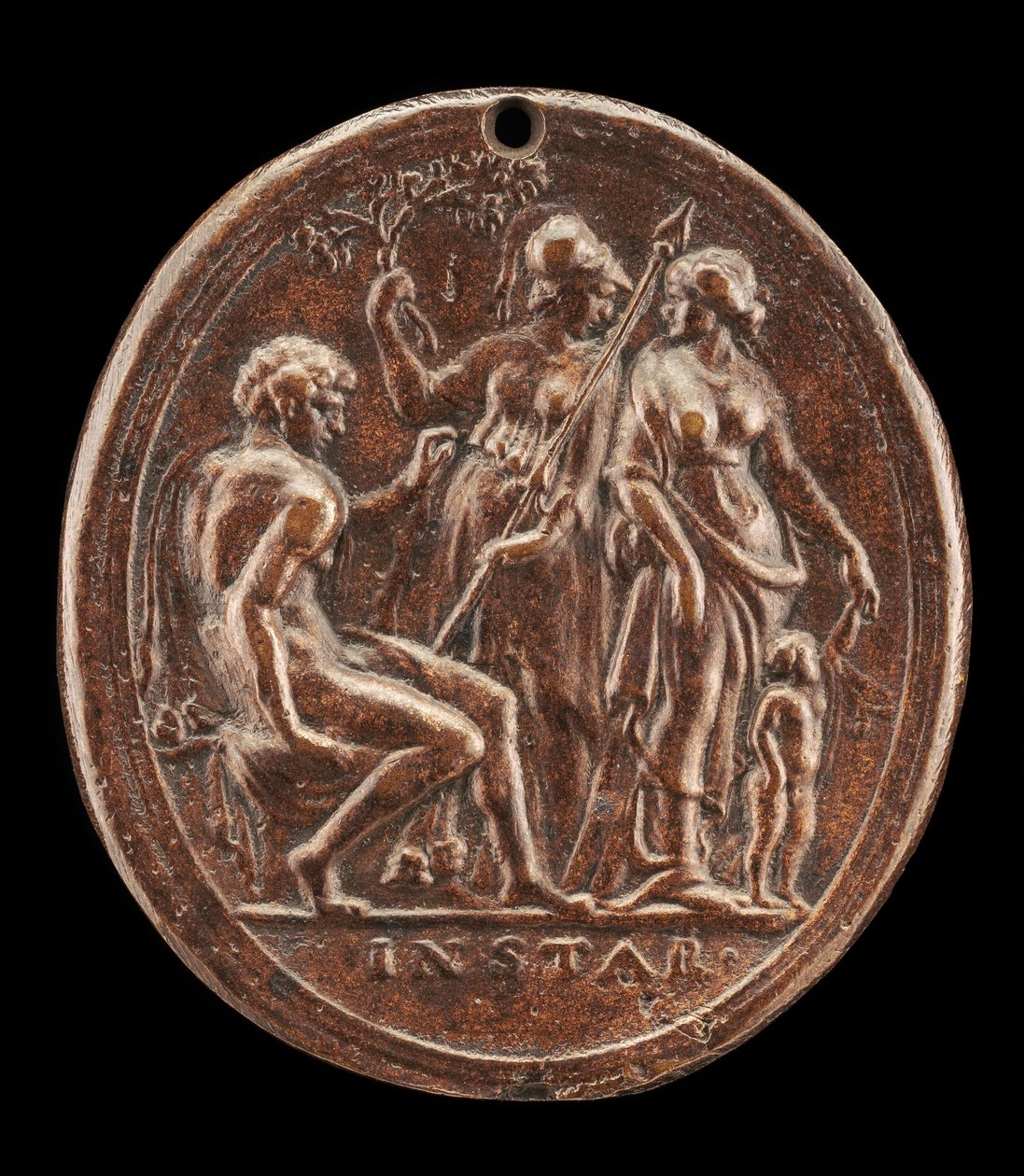 Hercules Minervan ja Venuksen välillä. tekijältä Valerio Belli