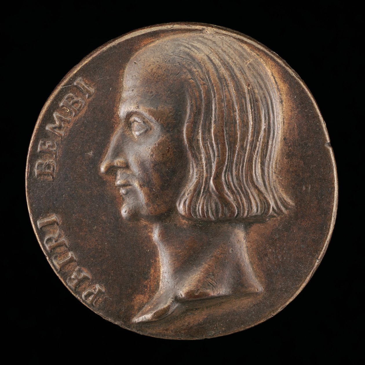 Pietro Bembo, 1470-1547, kardinaali 1538 [kääntöpuoli], luultavasti 1532. tekijältä Valerio Belli