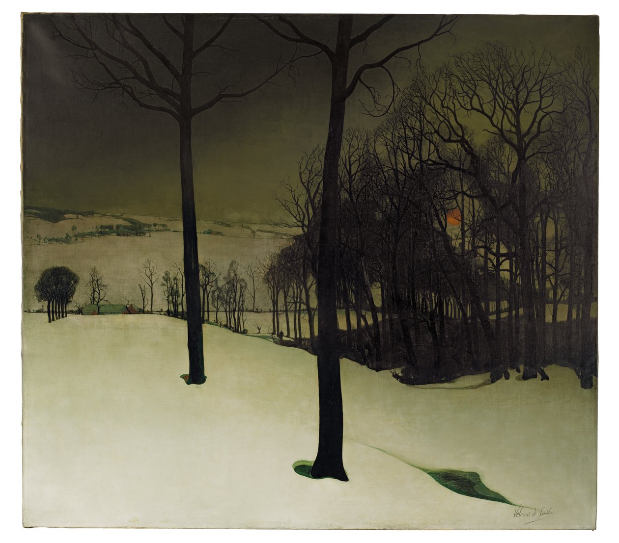 Metsä talvella tekijältä Valerius de Saedeleer