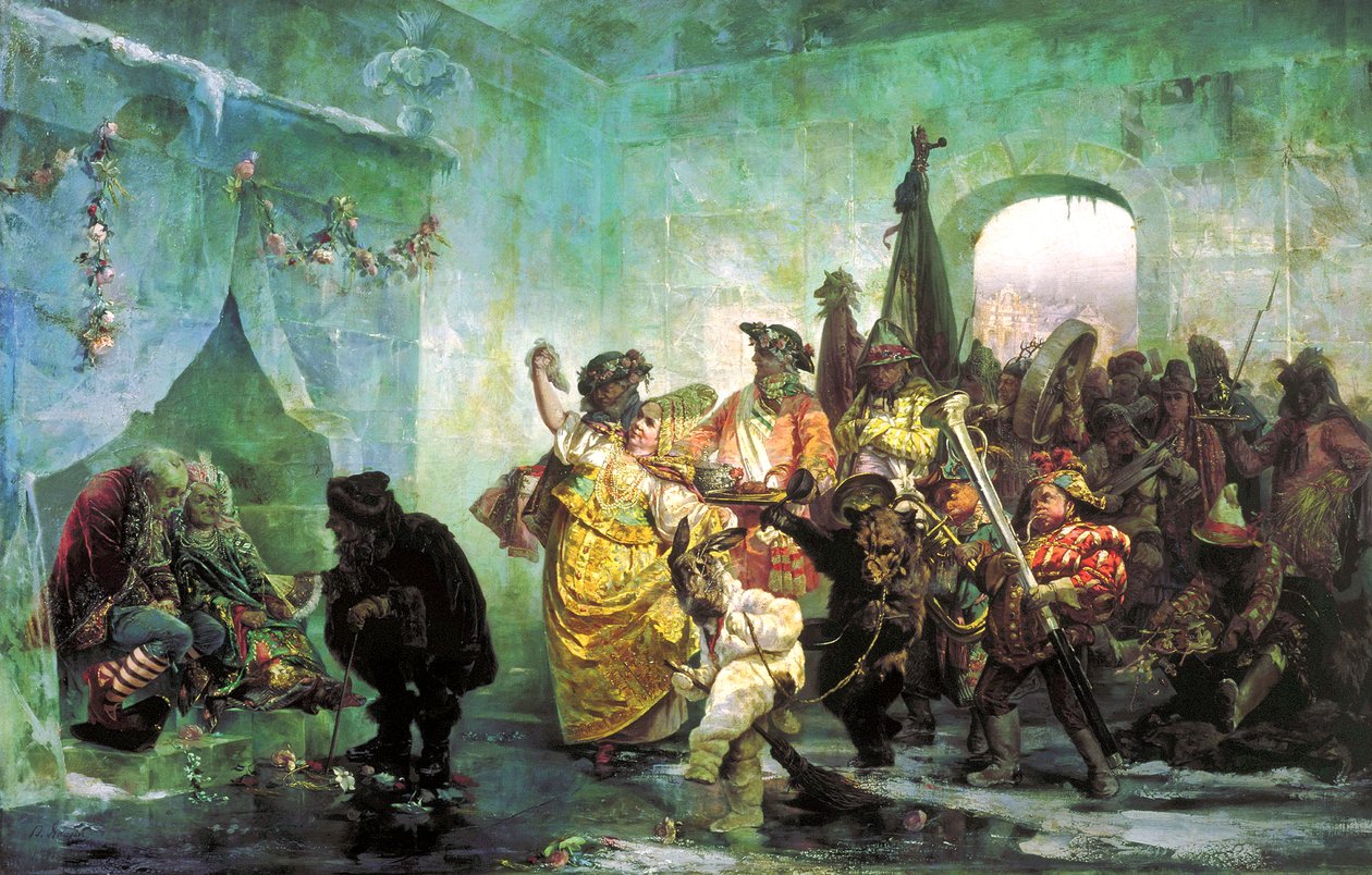 Jääpalatsi, 1878. tekijältä Valery Ivanovich Jacobi