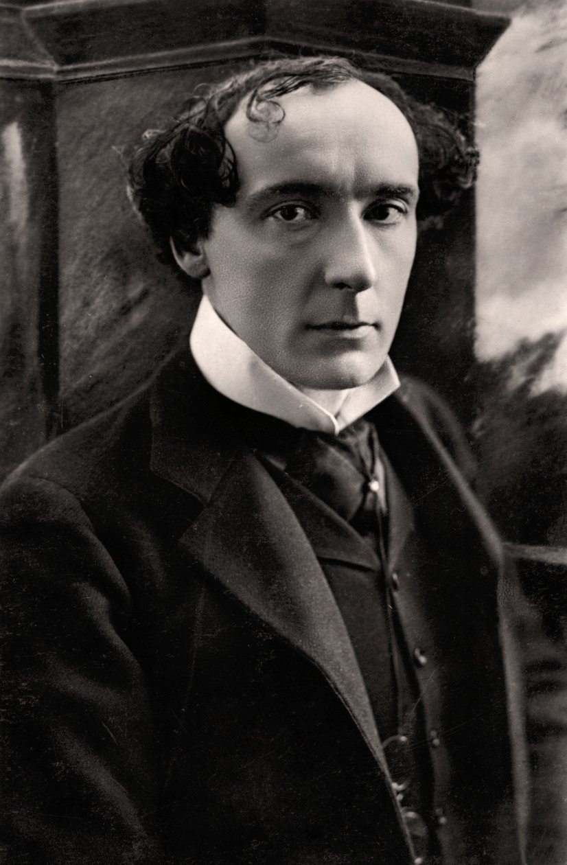 Harry Brodribb Irving 1870-1919, englantilainen näyttelijä, 1900-luvun alku. tekijältä Vandyk