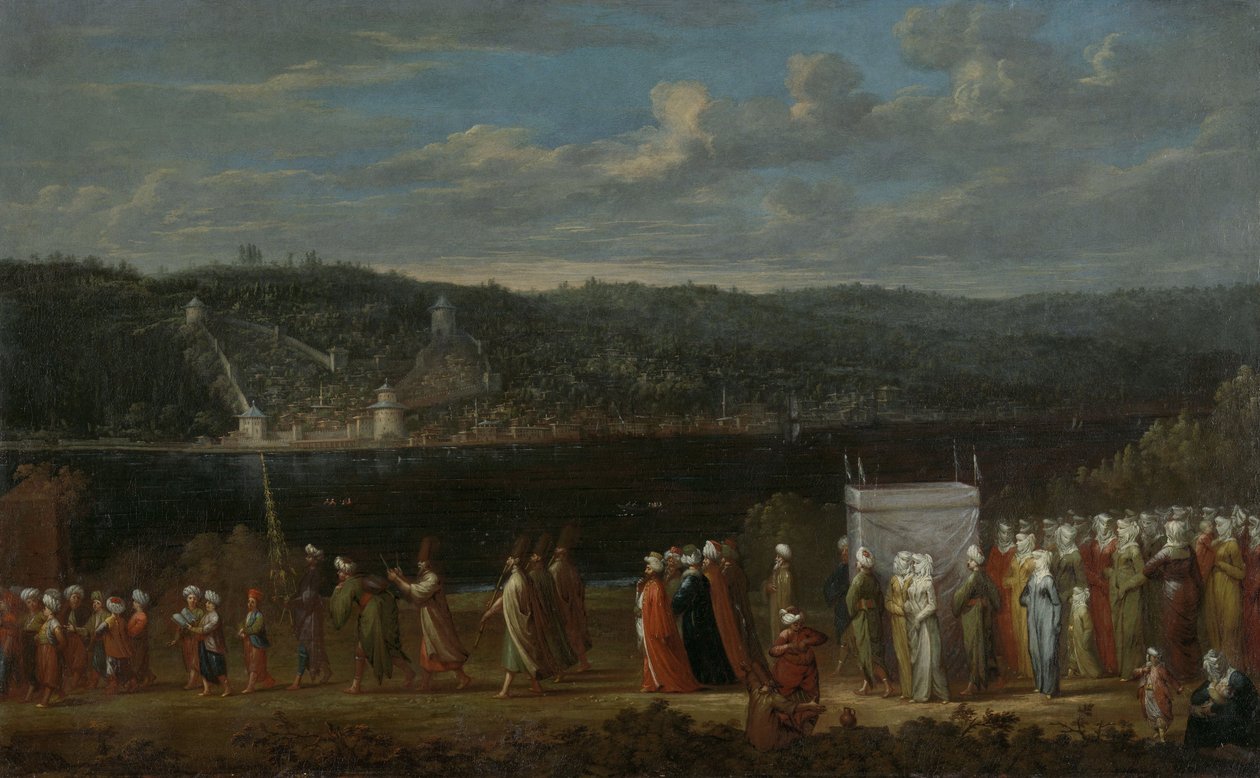Turkkilaiset häät 1789 tekijältä Vanmour