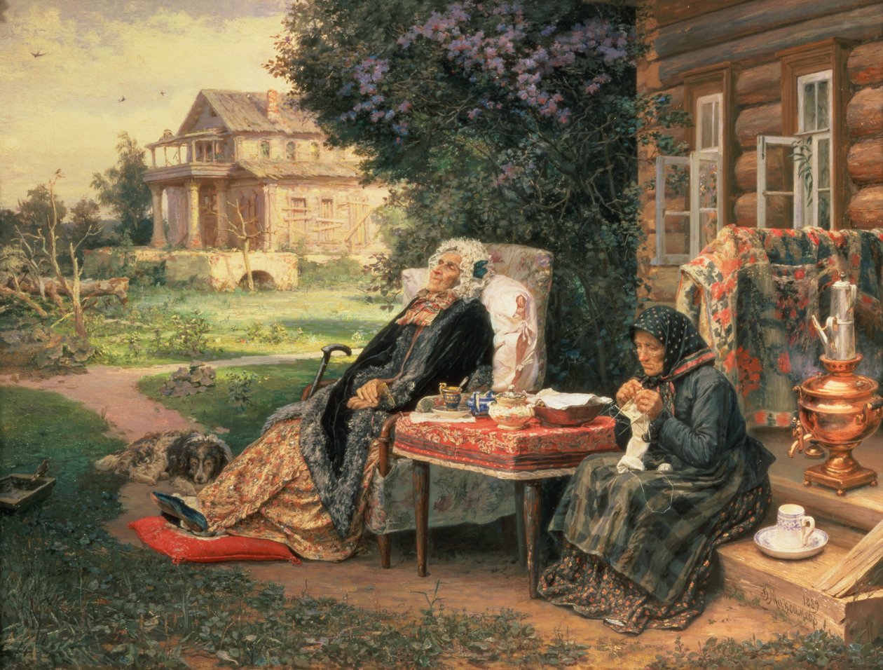 Kaikki menneisyydessä, 1889 tekijältä Vasili Maksimovich Maksimov
